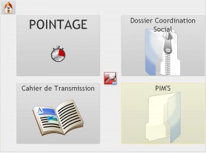 Affichage montrant les différents outils professionnels