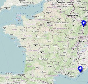 Implantations de Serviligne à Nice et Strasbourg