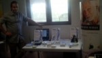En exposition, le détecteur de fumée connecté, le matériel de télésurveillance et notre nouvel équipement de téléassistance.